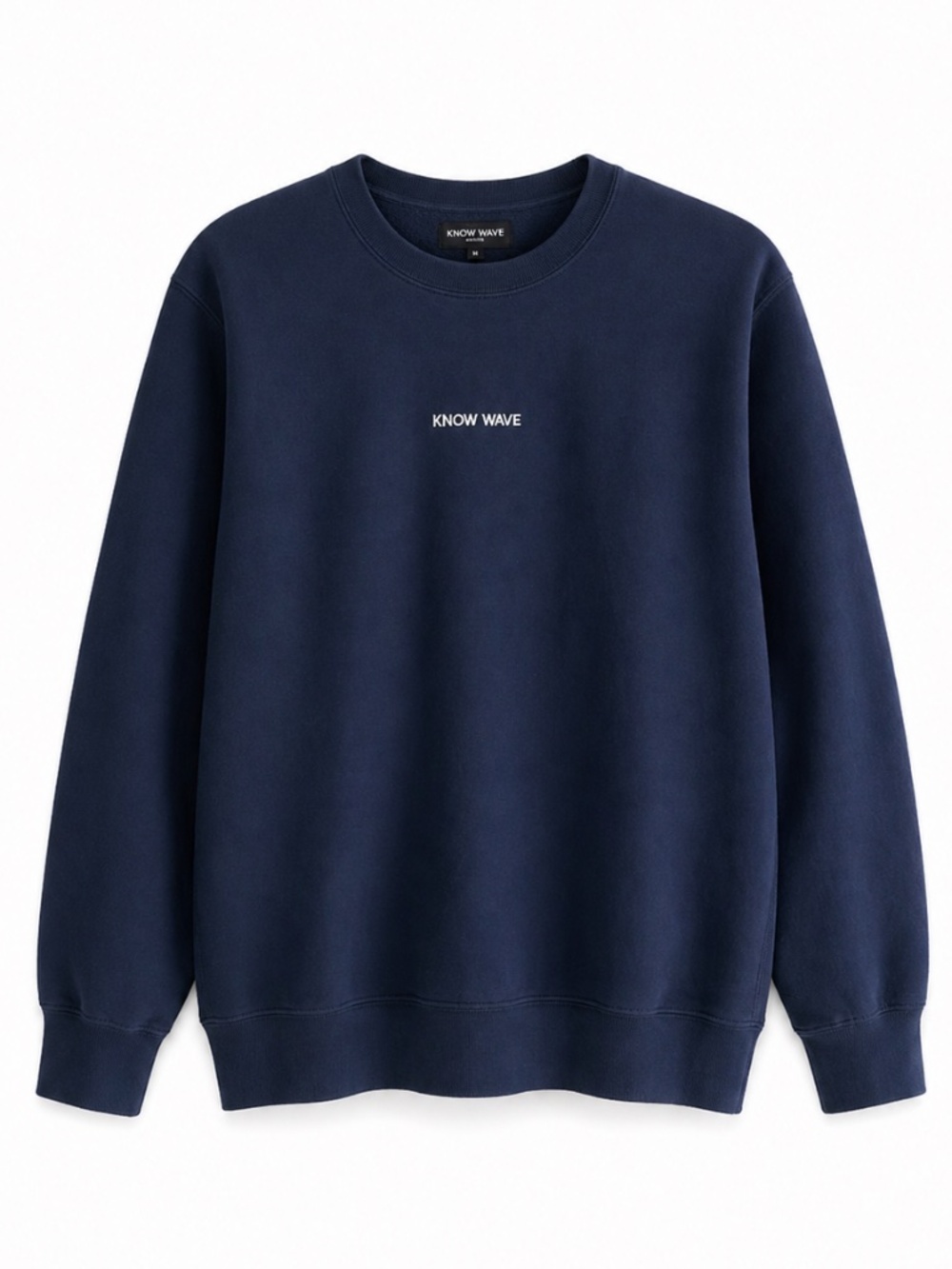 Know Wave Archive Navy Blue Heavyweight Crewneck Sweatshirt – Size Large EUC